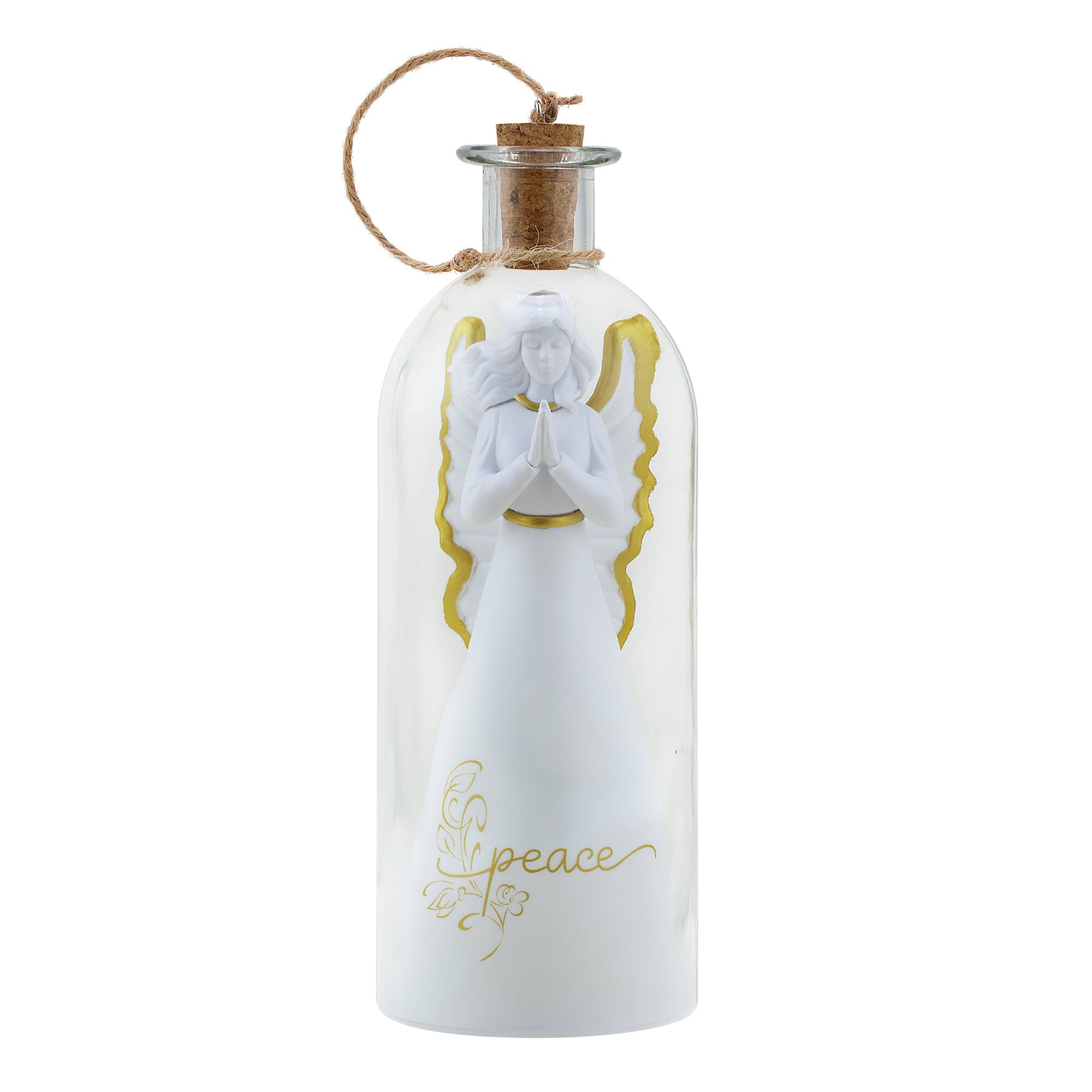 Mr. Christmas 8" Message in a Bottle Angel Ornament